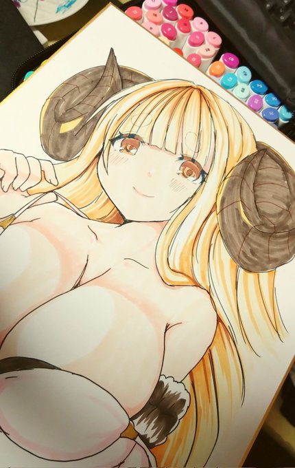 色塗り中〜〜!
アナログ調整たのしい〜〜〜〜 