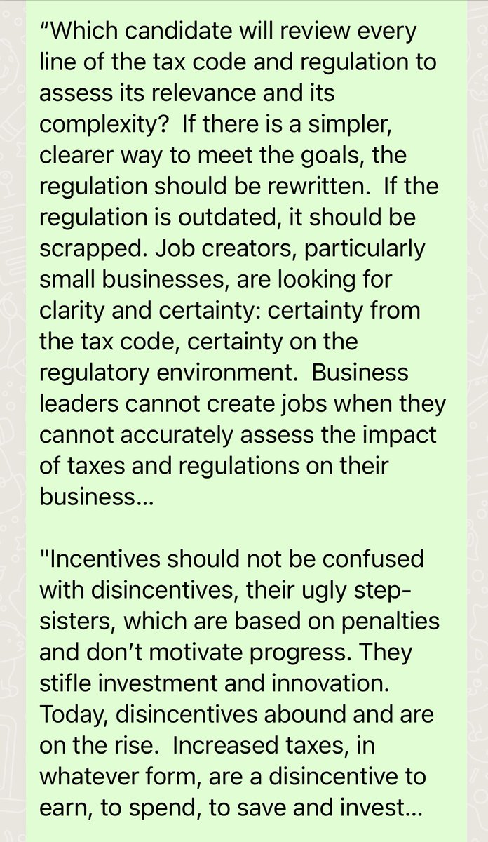 shingaiRndoro's tweet image. #FreeMarketSystem #BusinessFriendlyPolicies #ProBusinessPolicies #EconomicsForGrowth #MarketEconomicSystem #SupplySideEconomics 

My checklist explained