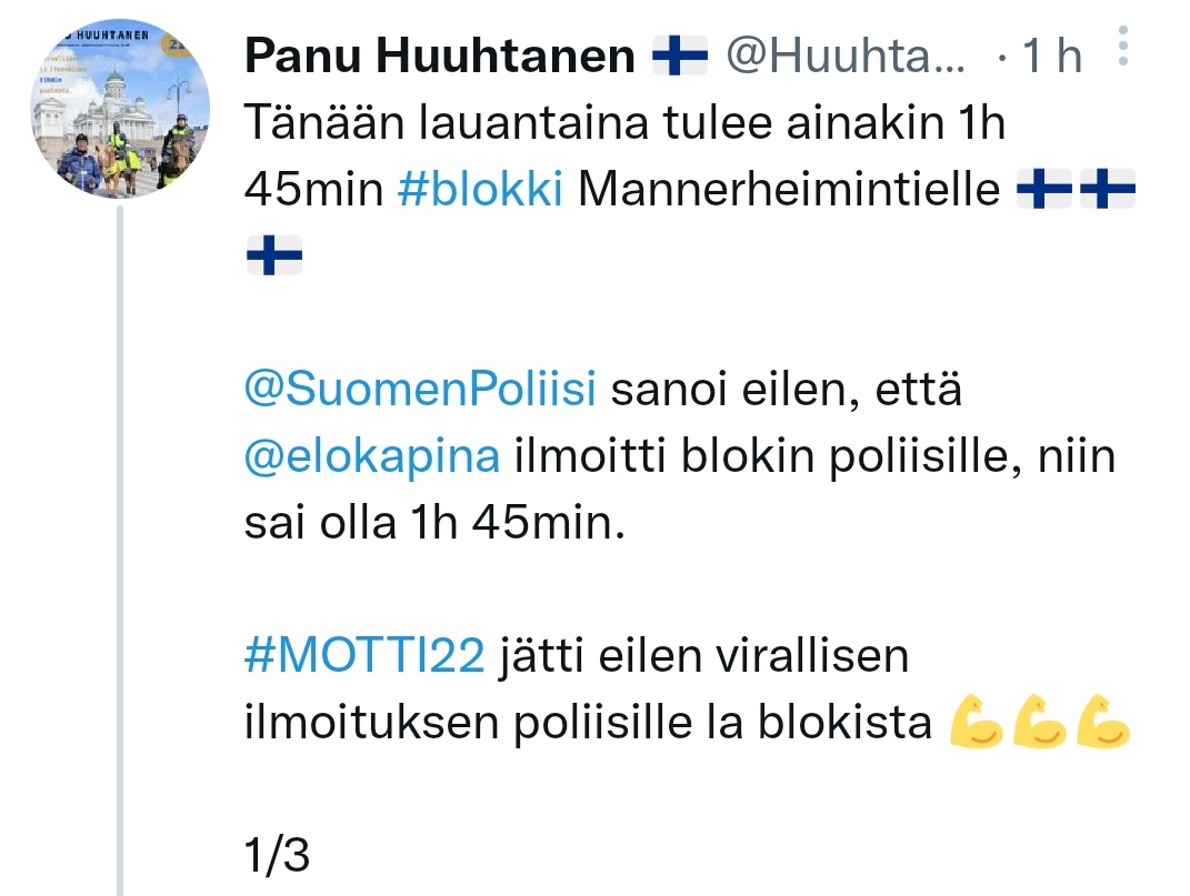 Ei tule. Lupaan myös tässä nyt julkisesti, etten seuraa tätä pellesirkusta tänään.