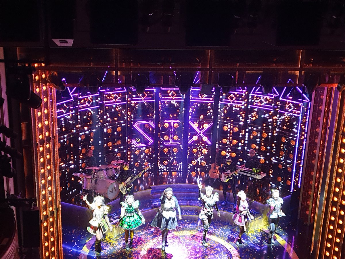 KarenMEarp's tweet photo. SIX  👑👑👑👑👑👑

OMG

WOW

6 Singers - 4 Musicians - all Female
Serious Girl Power
Definitely made history herstory

Went to see @sixthemusical on Thursday at Vaudeville Theatre London.  New cast - amazing.  Don't miss it.
#sorrynotsorry https://t.co/YoJ5Ssl8hT