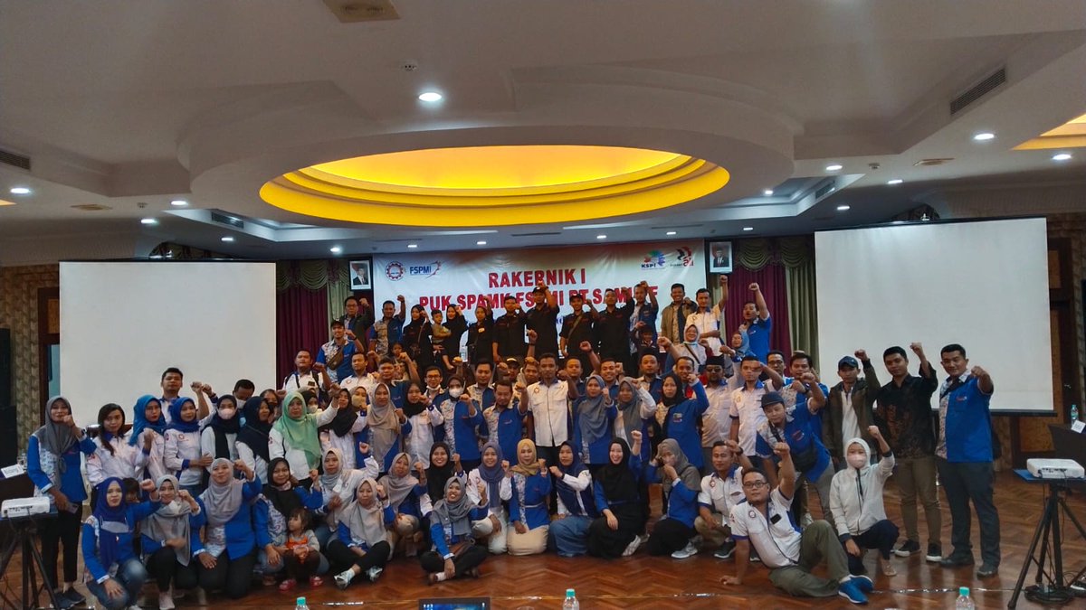 rochaniyati's tweet photo. RAKERNIK I PUK SPAMK FSPMI PT.SAMI TF
"Berbagi Peran Demi Mewujudkan Kesejahteraan Bersama"
22 Oktober 2022

#fspmi
#hidupburuh
#pejuangrupiah 
#media_perjuangan_jateng https://t.co/5gq7mEjO1k
