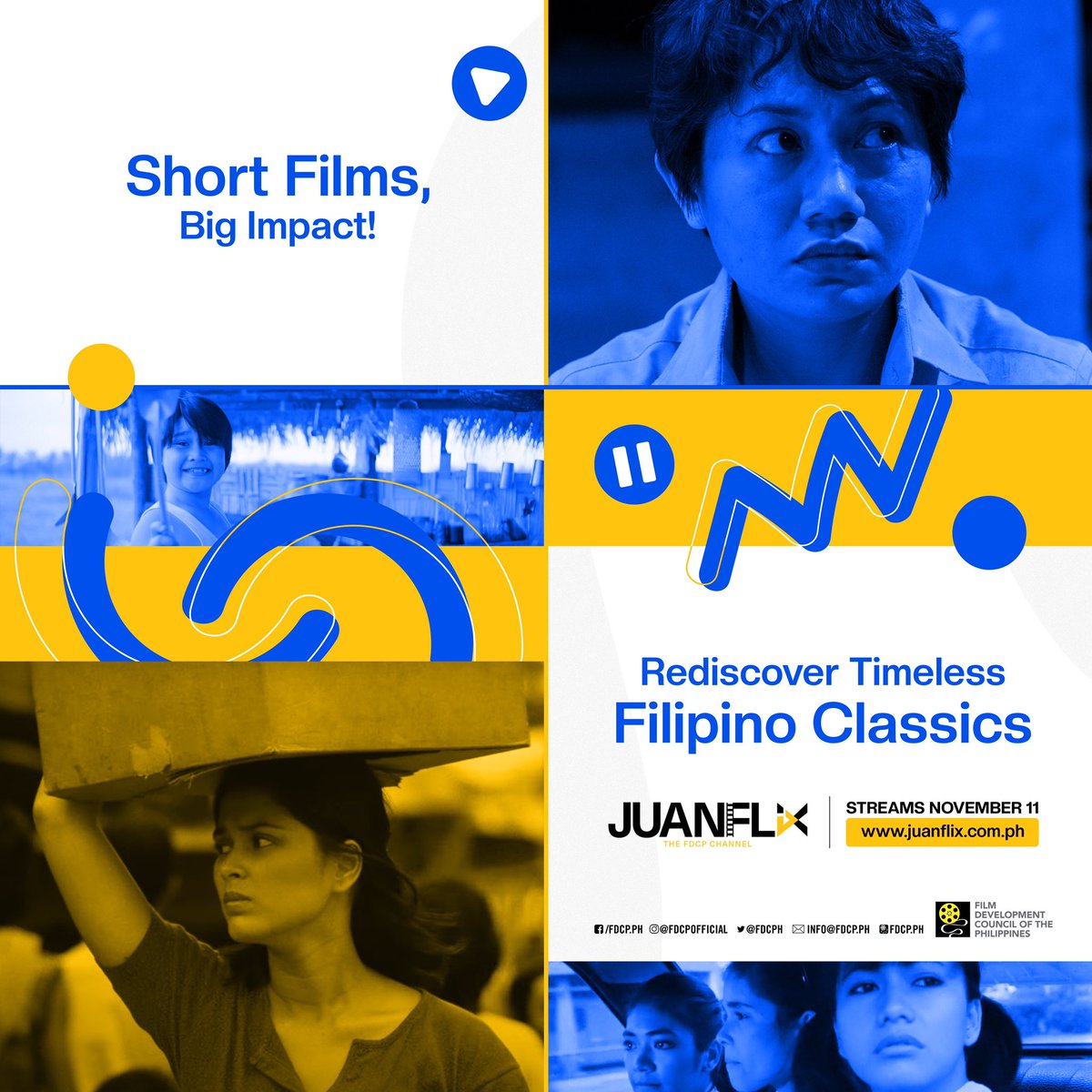 JuanFlixPH's tweet image. SHORT FILMS AT CLASSIC FILMS BA ANG HANAP N’YO? MARAMI N’YAN SA JUANFLIX! 🎬✨🎬✨🎬✨

Naghahanap ba kayo ng mga award-winning Filipino short films at classic films? Marami sa JuanFlix n’yan na tiyak lalong magpapalalim ng pagmamahal natin sa pelikulang Pilipino.