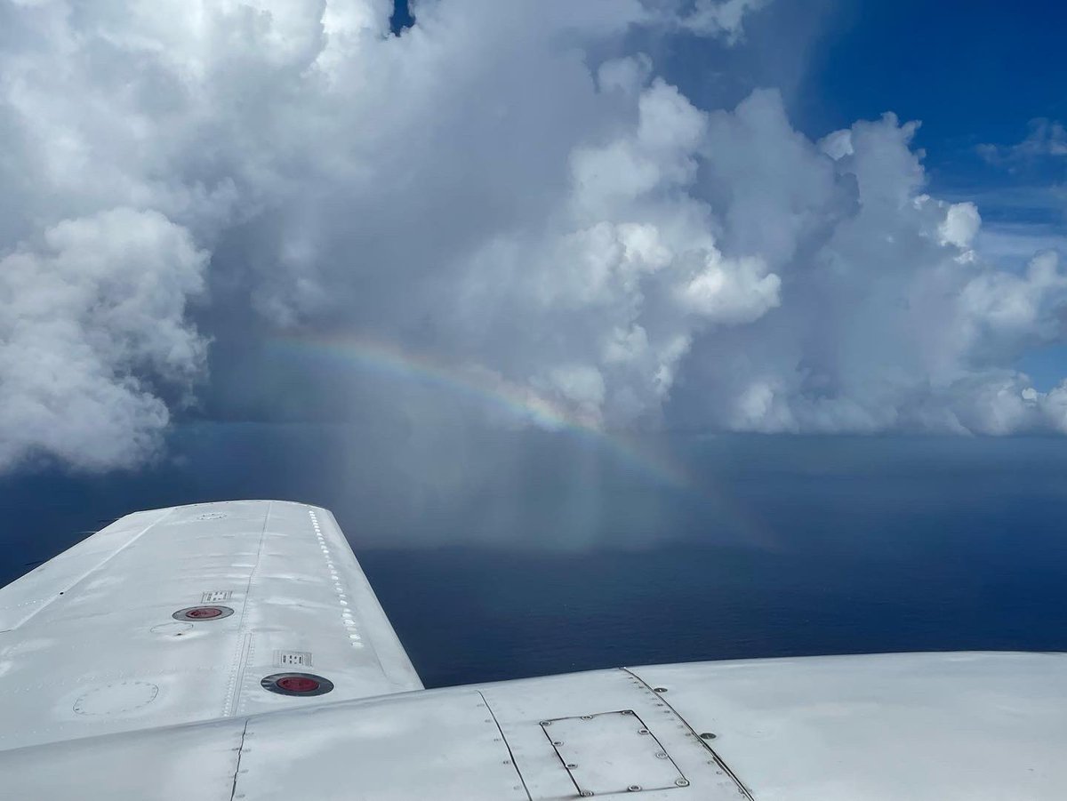 helliott4's tweet photo. Flying in the Mariana Islands is some of the most beautiful on planet earth.  @starmarianasair  is one of the world’s most unique Part 135 airlines. Their @piper_aircraft_inc Chieftains are an #avgeek dream! Two different rainbows on two flights! #blessed #tribemarianas https://t.co/J1k52eTUx6