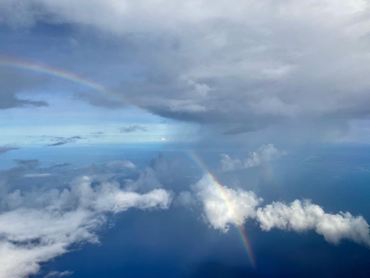 helliott4's tweet photo. Flying in the Mariana Islands is some of the most beautiful on planet earth.  @starmarianasair  is one of the world’s most unique Part 135 airlines. Their @piper_aircraft_inc Chieftains are an #avgeek dream! Two different rainbows on two flights! #blessed #tribemarianas https://t.co/J1k52eTUx6