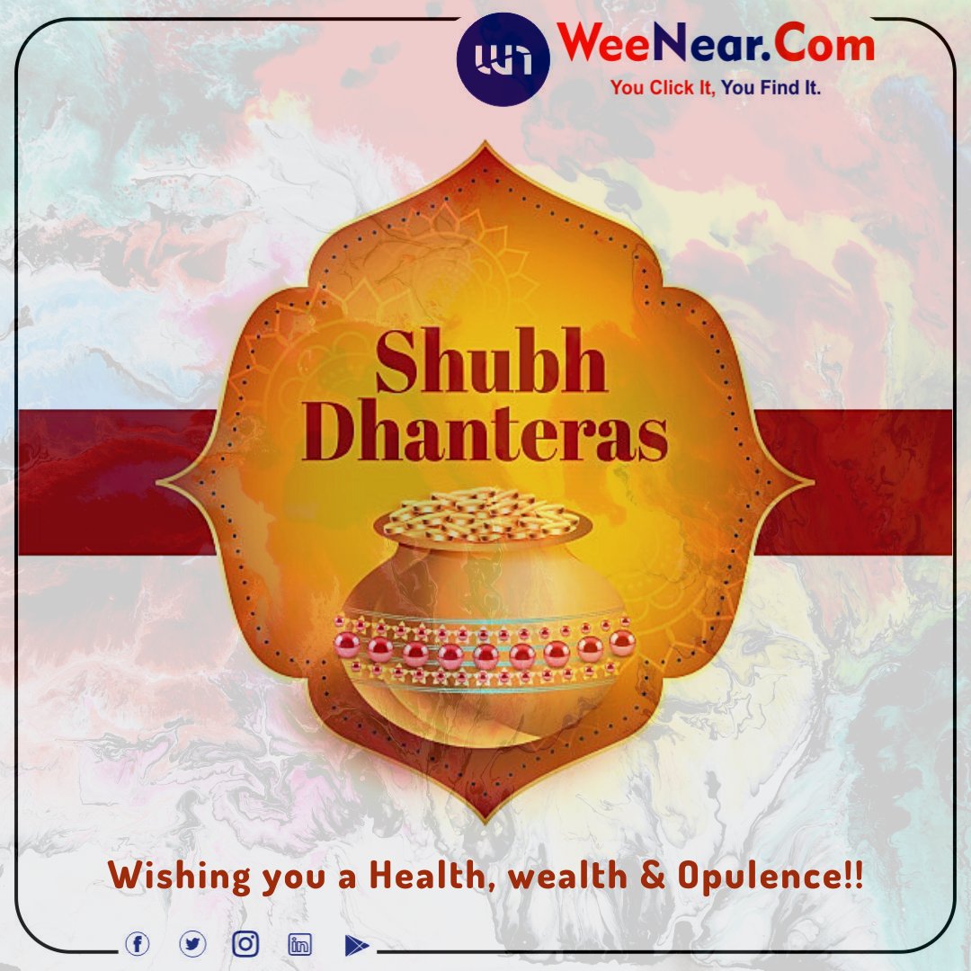 sapan2808's tweet photo. Shubh Dhanteras🪙

#dhanteras 
#weenear https://t.co/bp7hNPNBAS