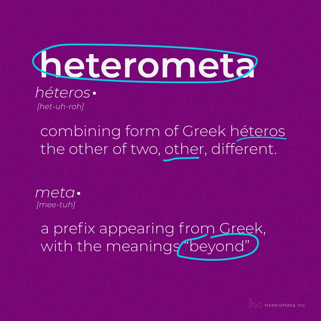 HeteroMeta's tweet photo. Therefore...
#heterometa #metaversebuild #web3 https://t.co/8DWHZQe7ck