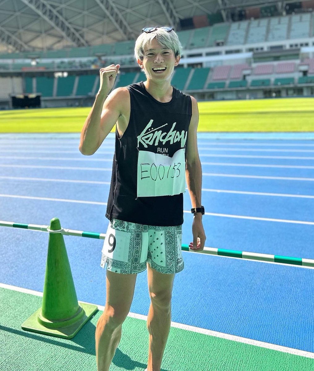 大分チャレンジゲームズ3000m】 8分48秒27の大会新記録で1着でした