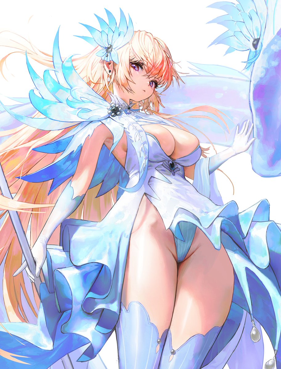 kokounene's tweet photo. Aqua Sorceress https://t.co/S1WP2SPFkg