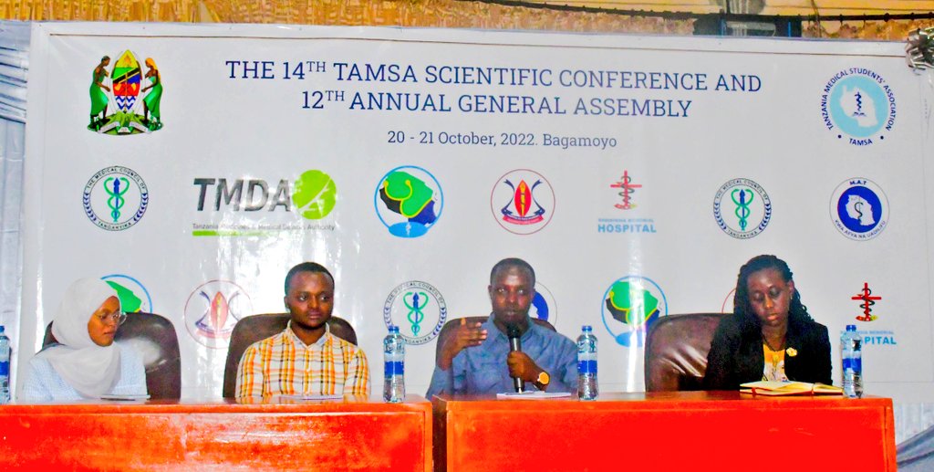 tamsatanzania's tweet photo. In the 2nd day of Conference, we had the Alumni Panel discussion which was moderated by our 2020/21 treasurer @salmasardin70
The Alumni panel discussion aimed to share experience to medical students on the opportunities through TAMSA.
#12thTamsaGA
#14thScientificConference https://t.co/RgPoNrXHMc