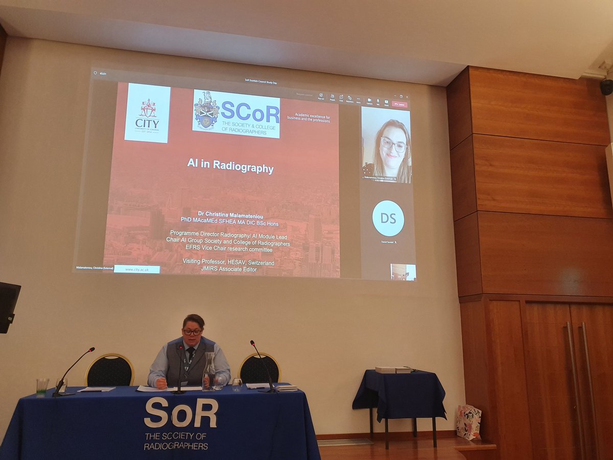 Dr Christina Malamateniou virtual presentation on AI in radiography <a href="/SCoRMembers/">SCoR Members</a> <a href="/SCoRScotland/">SCoR Scotland Members</a>