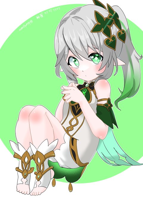 86日目
遂に変態(私)に目を付けられたナヒーダちゃん様
これからどんどんスク水着せられたりマイクロビキニ着せられたりします 