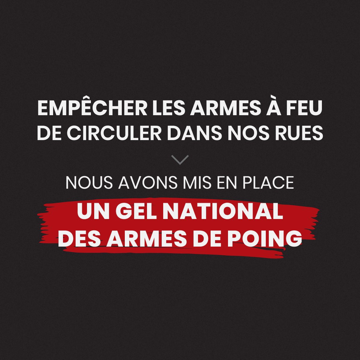 Les Canadiens doivent se sentir en sécurité dans leurs communautés. Hier, le gel national des armes de poing est entré en vigueur. La violence n'a pas sa place à #Oakville, ou au Canada, et nous continuerons à mettre en place des mesures qui assurent la sécurité des Canadiens.