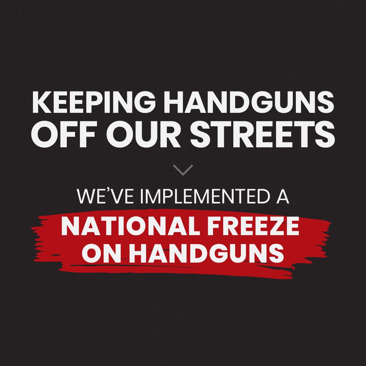 Canadians deserve to feel safe in their communities. Yesterday, the national freeze on handguns came into effect. Violence has no place in #Oakville or anywhere in our country. Our Liberal government will continue to introduce measures that keep Canadians safe from gun violence.