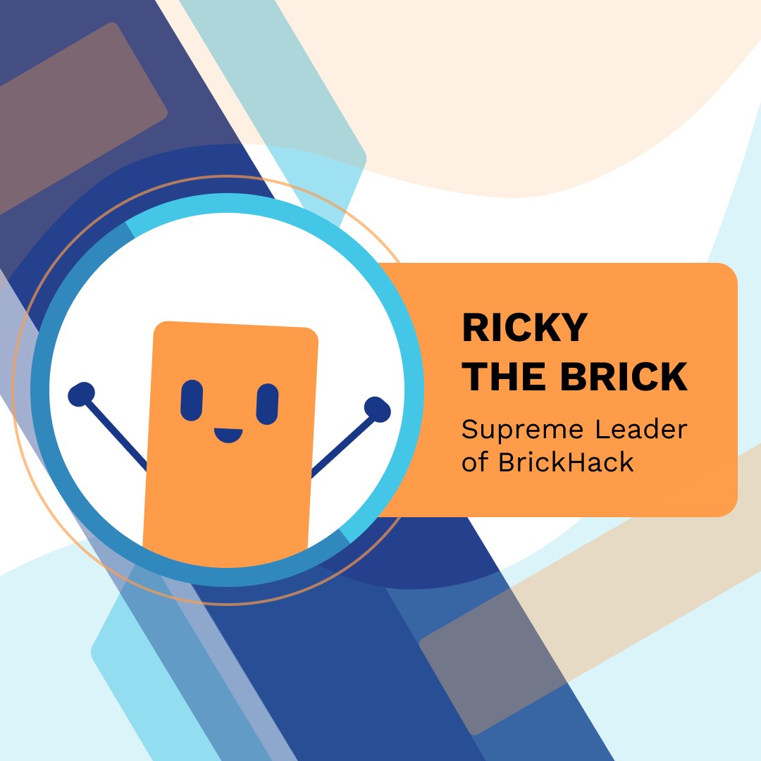 BrickHack (@brickhackrit) on Twitter photo 🧱 Meet our Mascot! 🧱
__________________________________
Name: Ricky the Brick
Pronouns: Any
Position: Supreme Leader of BrickHack
Year/Major: 9th Year - Events Management with a Concentration in Hackathons
Hobbies: Being a brick
Fun Fact: Unofficial RIT mascot 🧱 Meet our Mascot! 🧱
__________________________________
Name: Ricky the Brick
Pronouns: Any
Position: Supreme Leader of BrickHack
Year/Major: 9th Year - Events Management with a Concentration in Hackathons
Hobbies: Being a brick
Fun Fact: Unofficial RIT mascot