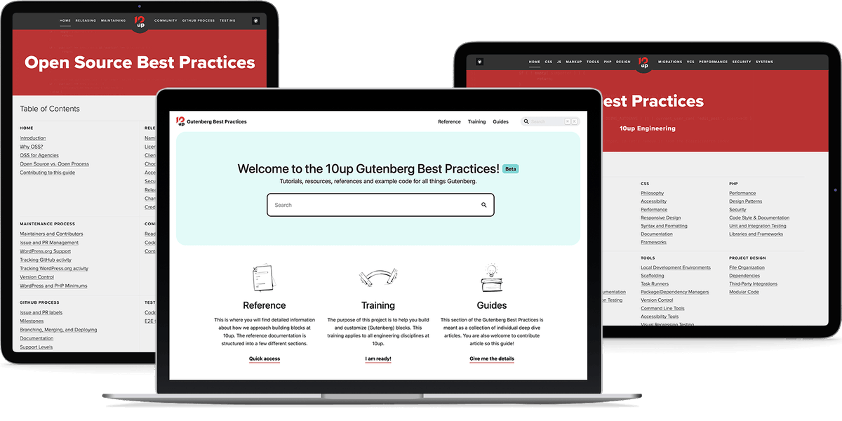 wpnewsio's tweet photo. #10up publicly releases its #Gutenberg Best Practices https://t.co/Pf3LLghSmq

#WordPress #Uncategorized https://t.co/zeluEZc9q8