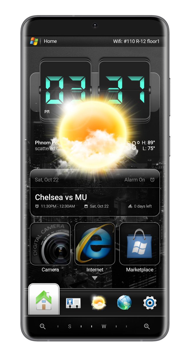 dshdinh's tweet photo. Depth Effect clock ๐๐ค
HTC HD2 Theme ๐ฅ
Windows mobile 6.5 for android
Animation of flipped clock as well as real time animated weather:
https://t.co/hG9Pej61EH
#klwp #deptheffect #windowsmobile #htcsense #htc #androidtheme #wallpaper #ios #kwgt #uxui #dshdinh https://t.co/aOw0fFDYrS