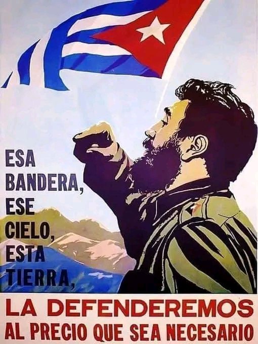 No tengo nada que hablar con anexionistas. Viviré siempre con el suelo cubano bajo mis pies y las enseñanzas de #Fidel en el ❤. Yo me muero como viví, #DefendiendoCuba