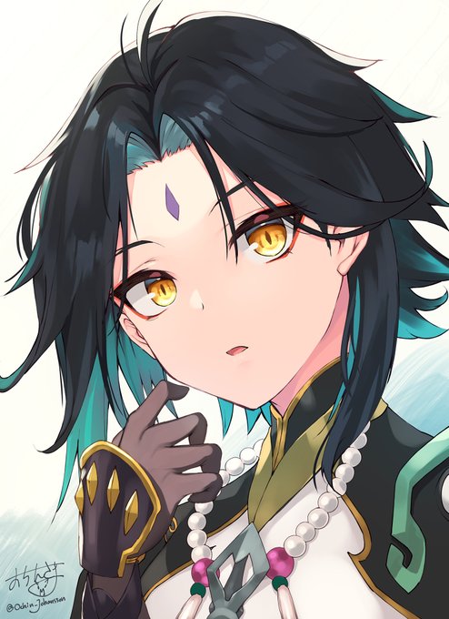 43日目 魈/Xiao(原神)
#100日チャレンジ 
#GenshinImpact 
#原神 
#魈
#Xiao 