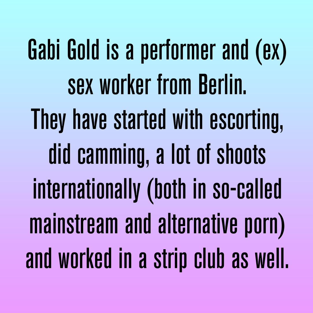 sxworkerunion's tweet photo. 👀Introducing one of our speakers at the panel:
Gabi Gold @itsgabigold ✨

We are excited that Gabi is joining our panel discussion on porn performers' problems and perspectives on 29.10. at @so36berlin during @PFFBerlin 

More speakers will be announced in the next days! 

#pffb https://t.co/ijQni0NDTi