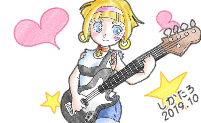 デッデッデ～みたいな感じ過去絵#イラスト #オリジナル #CLIPSTUDIOPAINT 