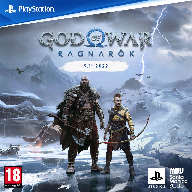 PlayStationIN's tweet photo. Explore nine stunning realms and battle fierce Norse enemies in God of War Ragnarök.