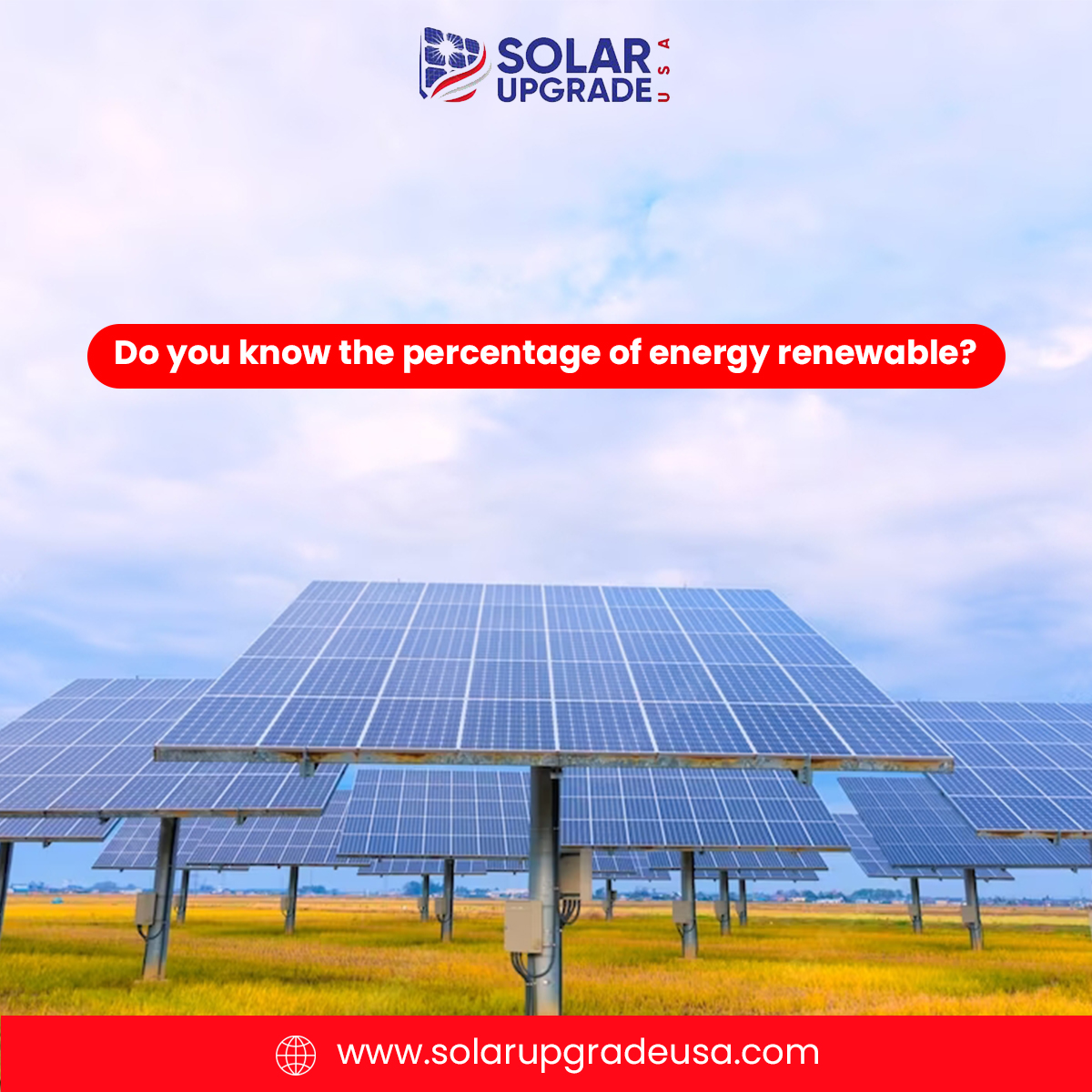 SolarUpgradeUSA's tweet photo. In 2022, the United States will generate 22% of its electricity from renewable sources.

Visit our website for more details https://t.co/gfCaXKvd9v

#SolarUpgradeUSA #UnitedStates #US #renewable #electricity #California #CA #USA https://t.co/drAAfFumtM