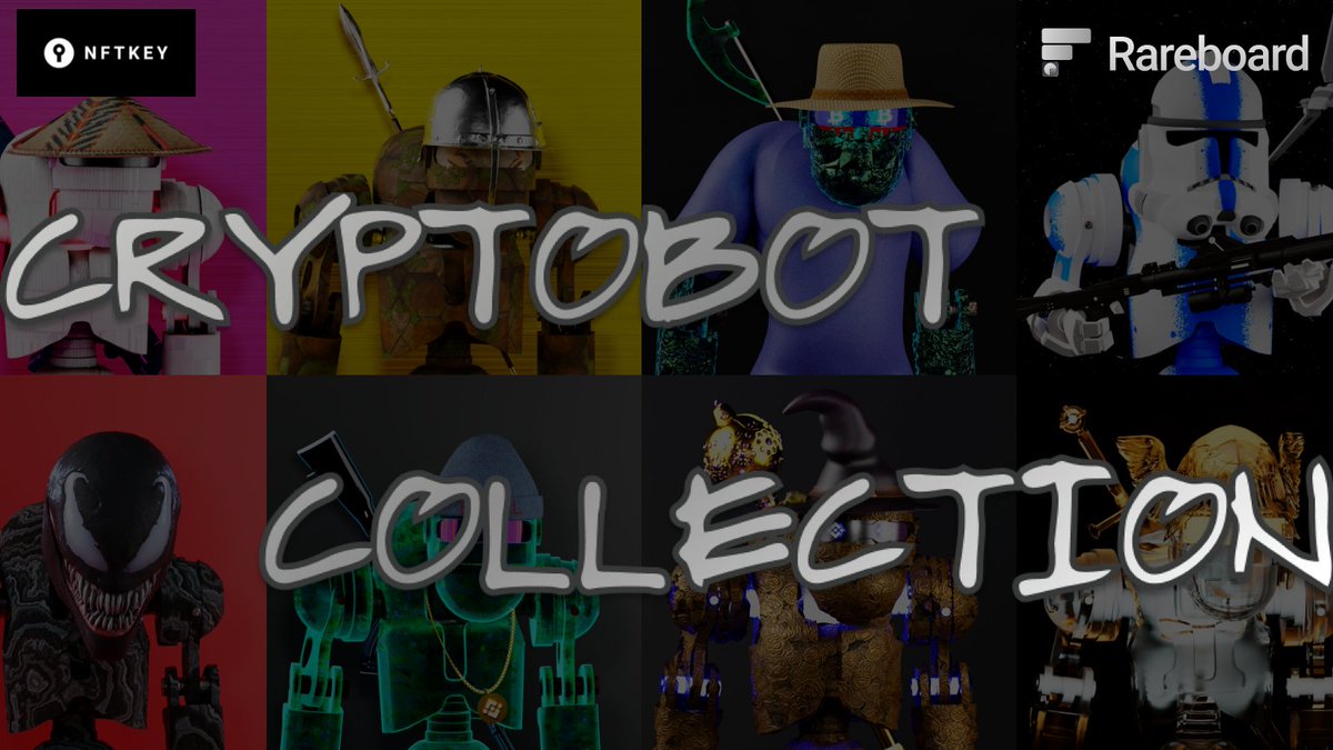 CRYPTOBOT COLLECTION🔶 70% MINTED 142/200 tweet media