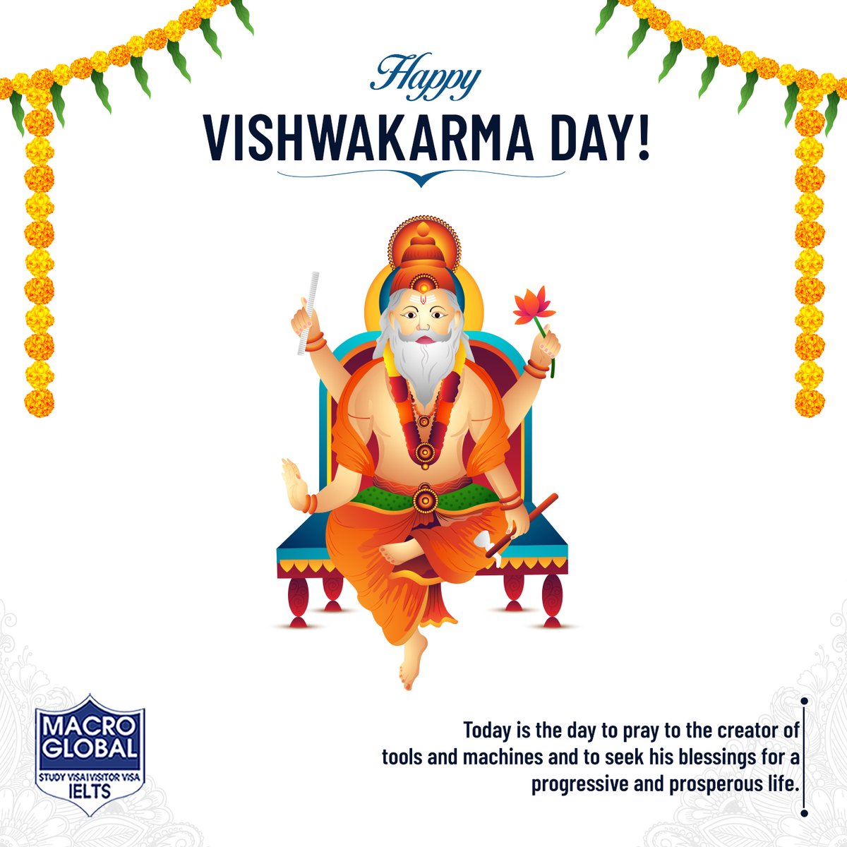 gurmilap27's tweet image. Happy Vishwakarma Day. May Lord Vishwakarma fill each and every day of your life with happiness, your home with harmony, and your professional life with great Progress.

#MacroGlobalMoga #GurmilapSinghDalla #HappyVishwakarmaDay
#IndianFestivals #LordVishwakarma #VishwakarmaPooja