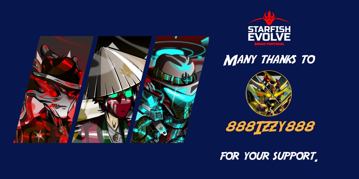 Many thanks to <a href="/tontutung/">ลาจูจู๋</a> 
 
for your support. 🙂❤️🎉

paras.id/token/x.paras.…

🔥🔥🔥

#NFTTHAILAND 
#NFTThaicommunity 
#StarfishEvolve
<a href="/ParasHQ/">Paras 🟩🟧</a>