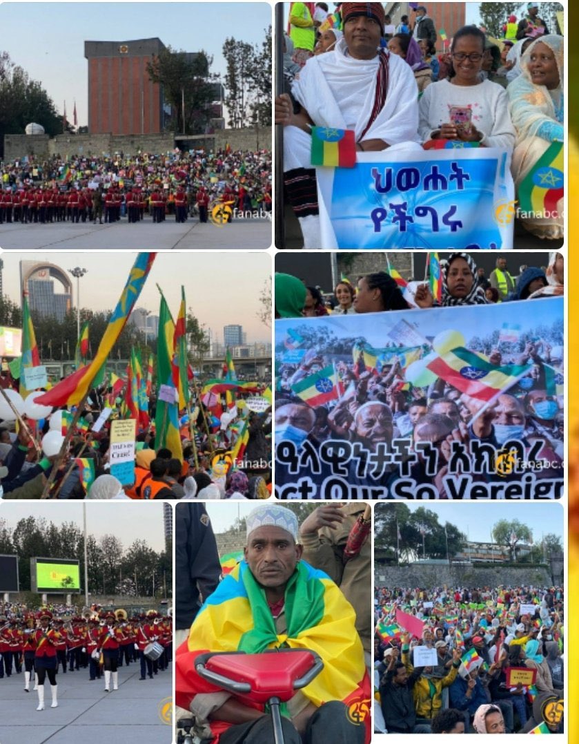 The #Ethiopian people have spoken,loud &amp; clear.100000s gathered at Meskel Square to protest against &amp; condemn #TPLF enablers in <a href="/POTUS/">President Donald J. Trump</a>’s admin&amp; hostile to #Ethiopia’s-security <a href="/ABlinken/">Antony Blinken</a>  <a href="/BobMenendezNJ/">Menendez for NJ</a> <a href="/SenatorRisch/">Jim Risch</a> <a href="/timkaine/">Tim Kaine</a> <a href="/MarkWarner/">Mark Warner</a> <a href="/JimInhofe/">Sen. Jim Inhofe</a> <a href="/ChrisVanHollen/">Senator Chris Van Hollen</a> <a href="/SenatorRounds/">Senator Mike Rounds</a>