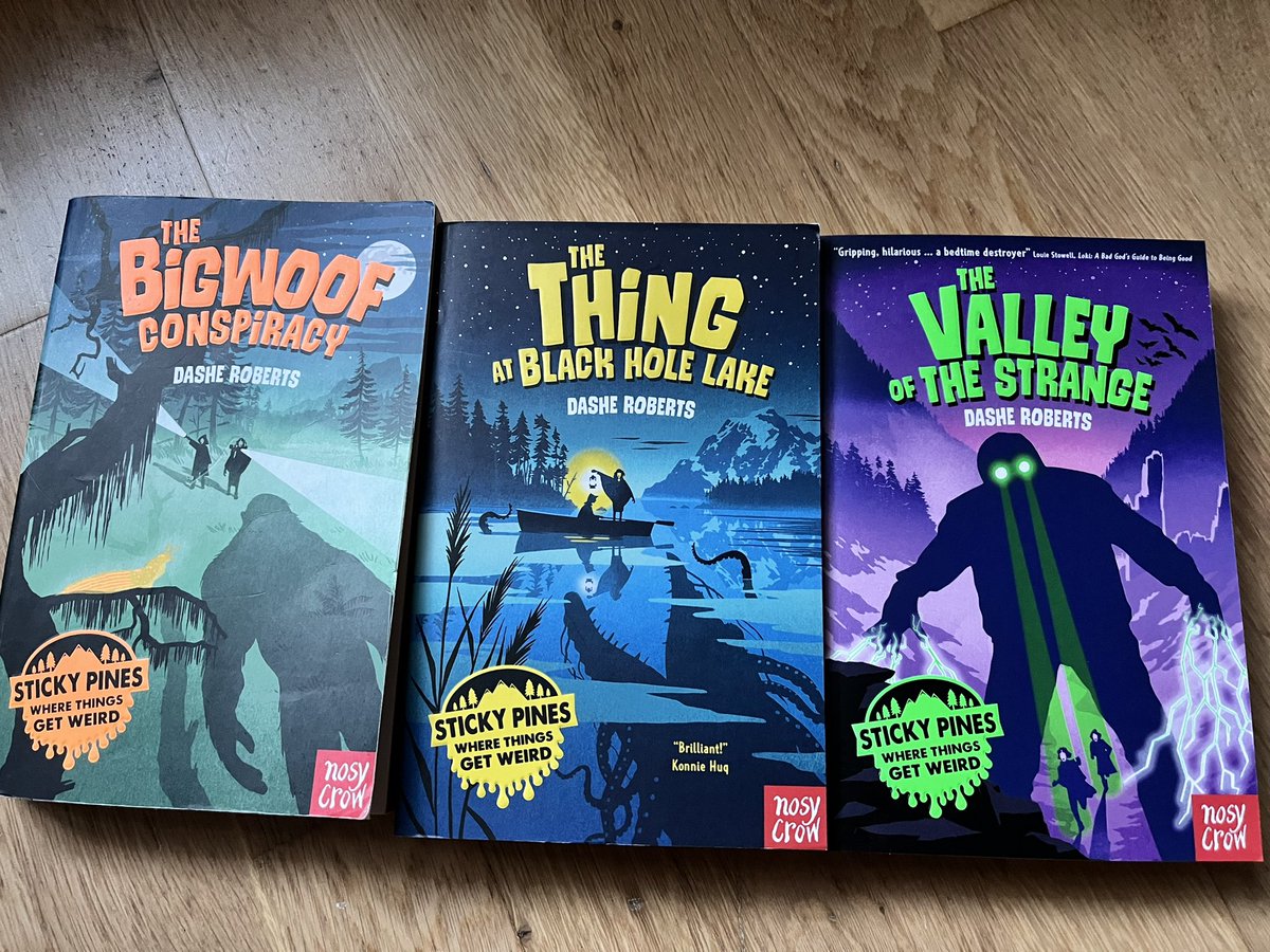 Like Stranger Things for children, The Bigwoof Conspiracy had me hooked - such an incredible world @maddashe has created here. I can see why it’s been SO popular with my classes. Can’t wait to dive into books 2&3 now! @NosyCrow checkemoutbooks.wordpress.com/2022/10/22/the…