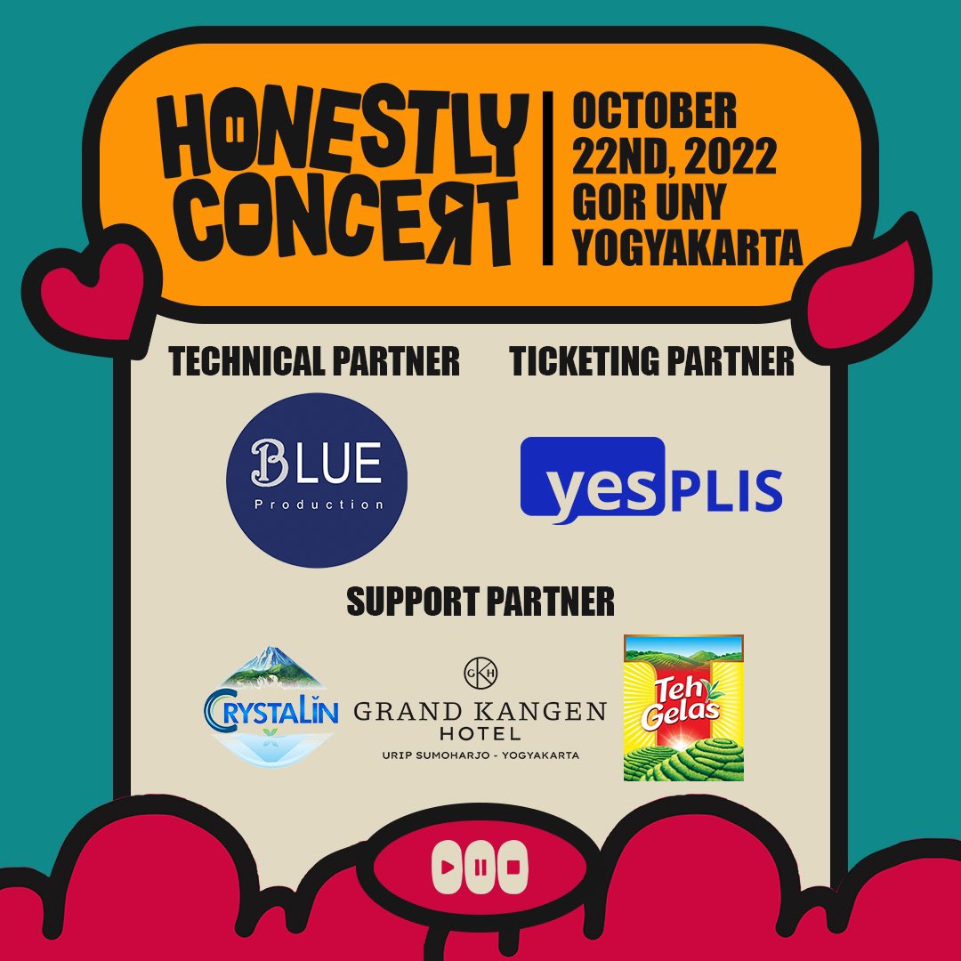 HonestlyConcert's tweet photo. Buat mastiin Oktober kalian Full Ceria, #HonestlyConcert belum cukup sampe di Main Stage aja, karena kita juga punya Suddenly Stage yang bakal seru-seruan bareng @noodkink @KlifOfficial @Blutapessucks dan The Philanthropist 💃💃💃 

Datang lebih awal dan jangan sampai kelewatan✨ https://t.co/HrlmDAHO2o