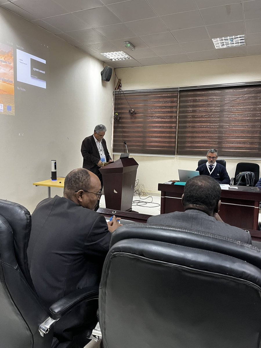 WaterResearchC1's tweet photo. Professor Gamal starting the opening session and welcoming the participants.
#live
@WatDev1 
@ASARECA https://t.co/Da0CFm8EQQ