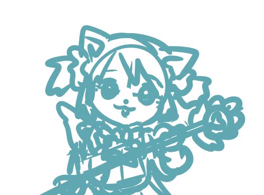 かわいいけももを描こうとしてるけどペン入れめんどくさいな…細部はいつもペン入れの自分に丸投げです 