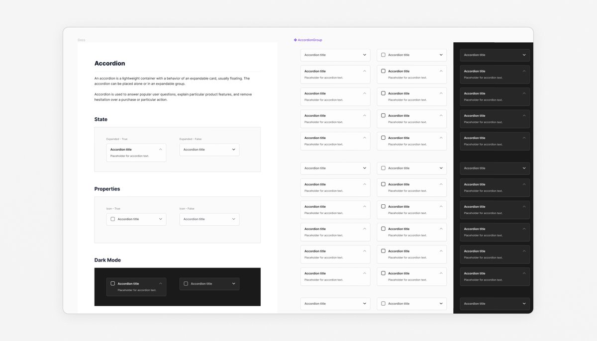 Reworking all Frames X components documentation for the next release. #ui #design