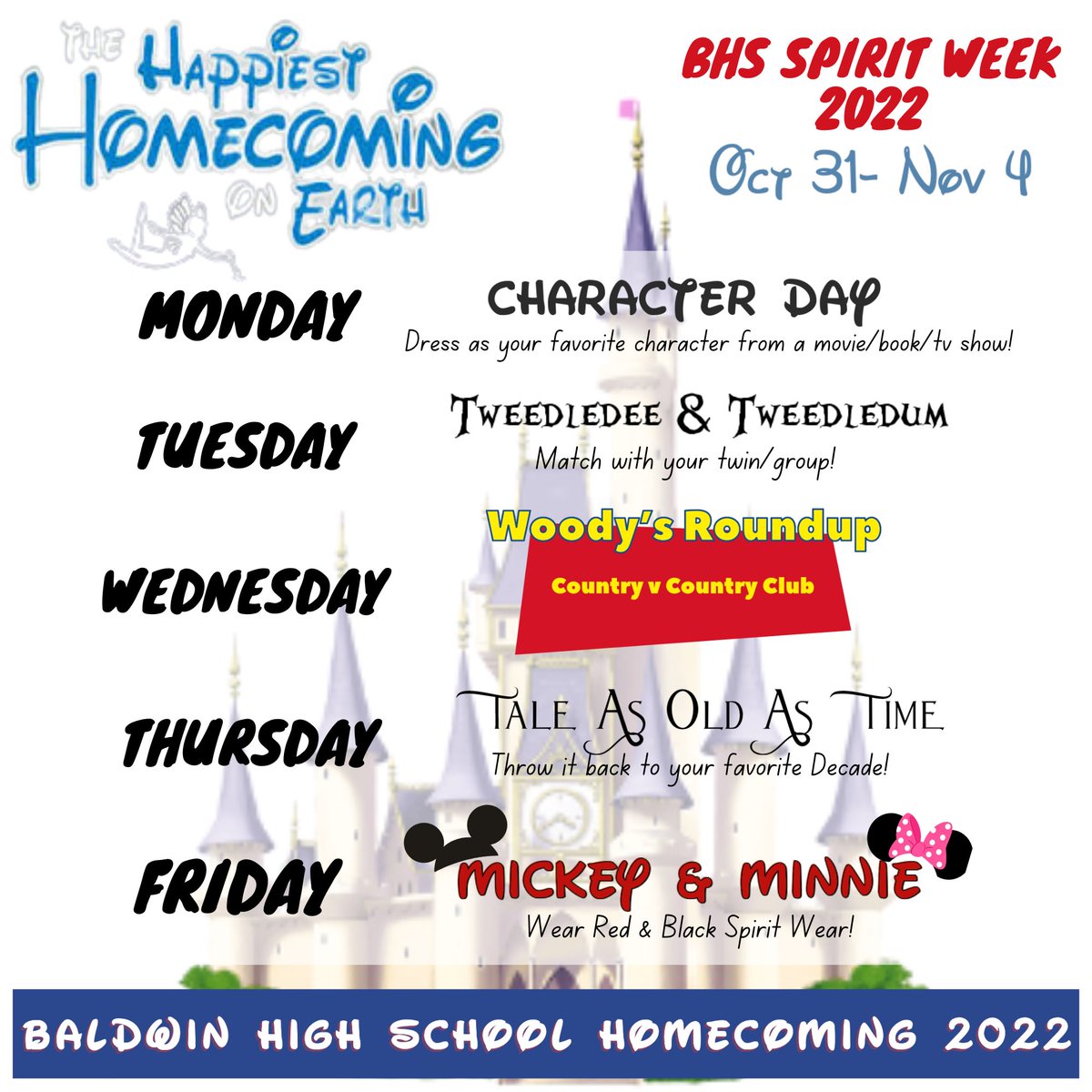 Spirit Week 2022 is coming up, Braves Nation!