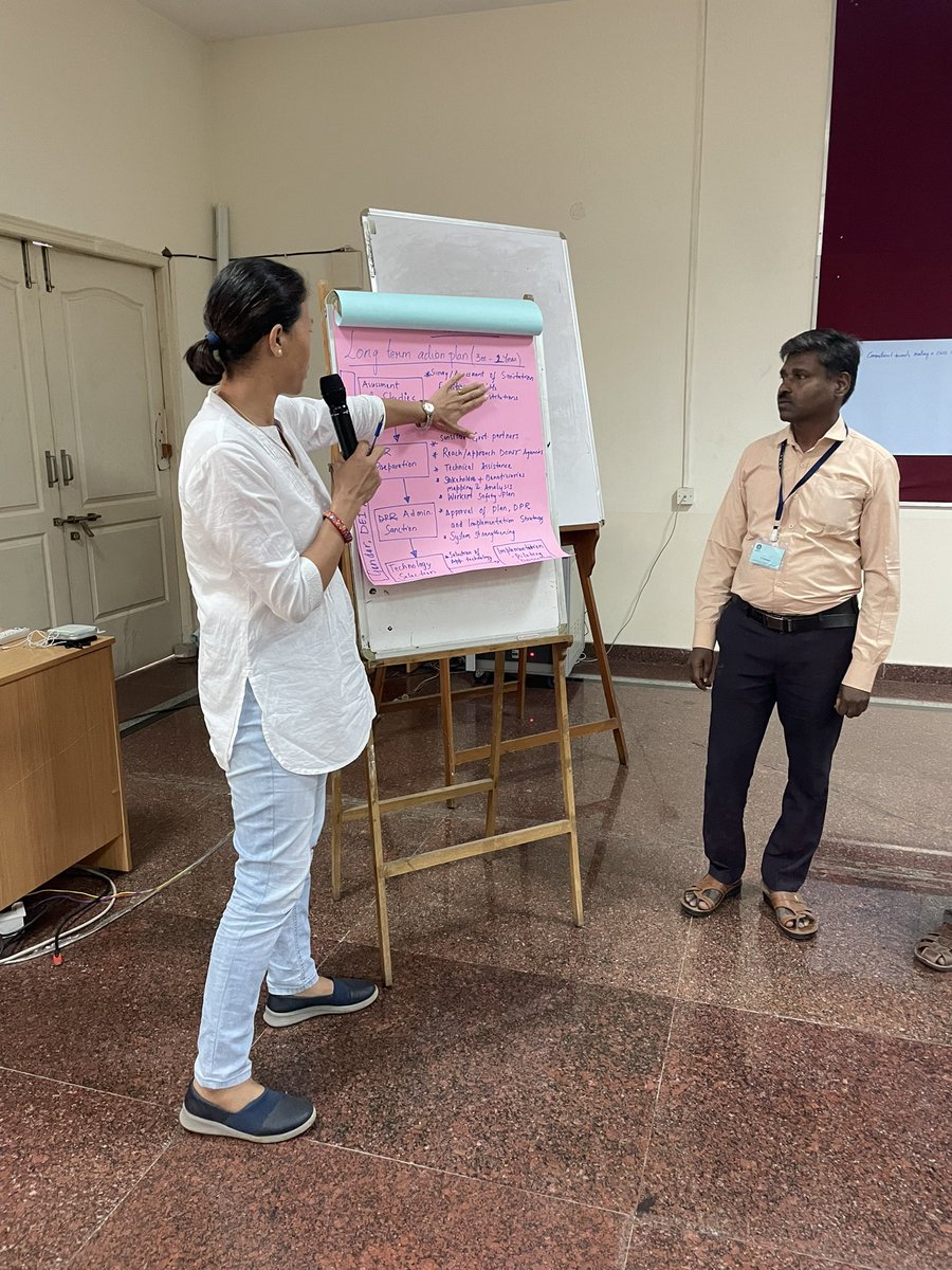 JyothsnD's tweet image. Participants from @Urban_ASCI-@ADBInstitute online certificate course on CWIS attended exposure visit to sanitation best practices in Telangana. #theorytoaction #sanitationtourism @Urban_ASCI @Chary_VSC @keseetharam @rrshrestha7 @MC_GWMC @NFSSMalliance @cdmatelangana @BMGFIndia