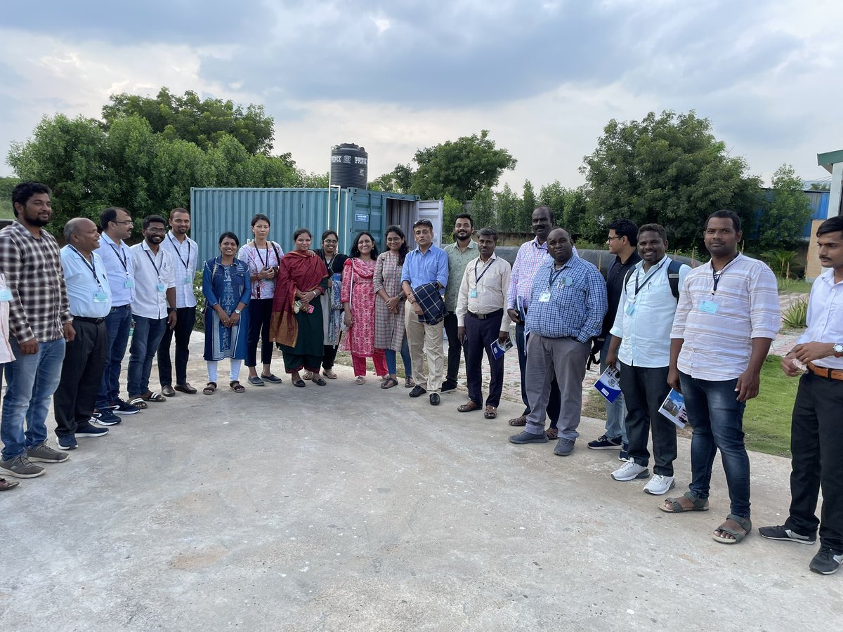 JyothsnD's tweet image. Participants from @Urban_ASCI-@ADBInstitute online certificate course on CWIS attended exposure visit to sanitation best practices in Telangana. #theorytoaction #sanitationtourism @Urban_ASCI @Chary_VSC @keseetharam @rrshrestha7 @MC_GWMC @NFSSMalliance @cdmatelangana @BMGFIndia