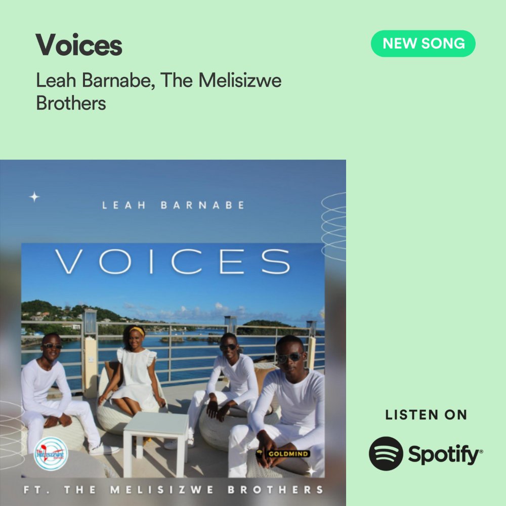 melisizwe_bros's tweet photo. Stream "Voices" by Leah Barnabe ft. The Melisizwe Brothers on Spotify - https://t.co/aW8r62moA6 https://t.co/8p6np6MuHs