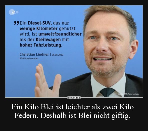 Hättet ihr gedacht dass wir einen so schlauen Finanzminister haben?