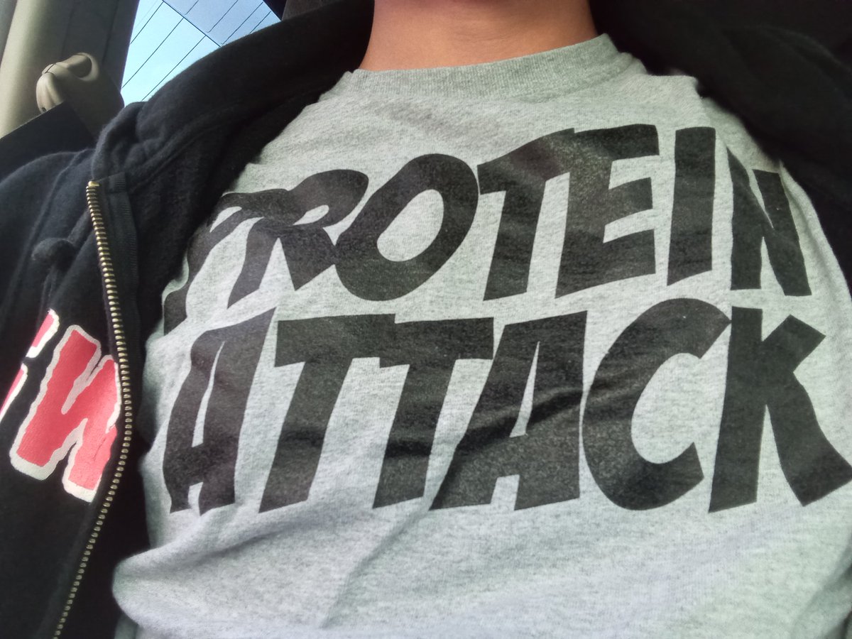 NEUTRAL_BASS's tweet photo. 今日のTシャツです。
#PROTEINATTACK https://t.co/ujwPkFbIHZ