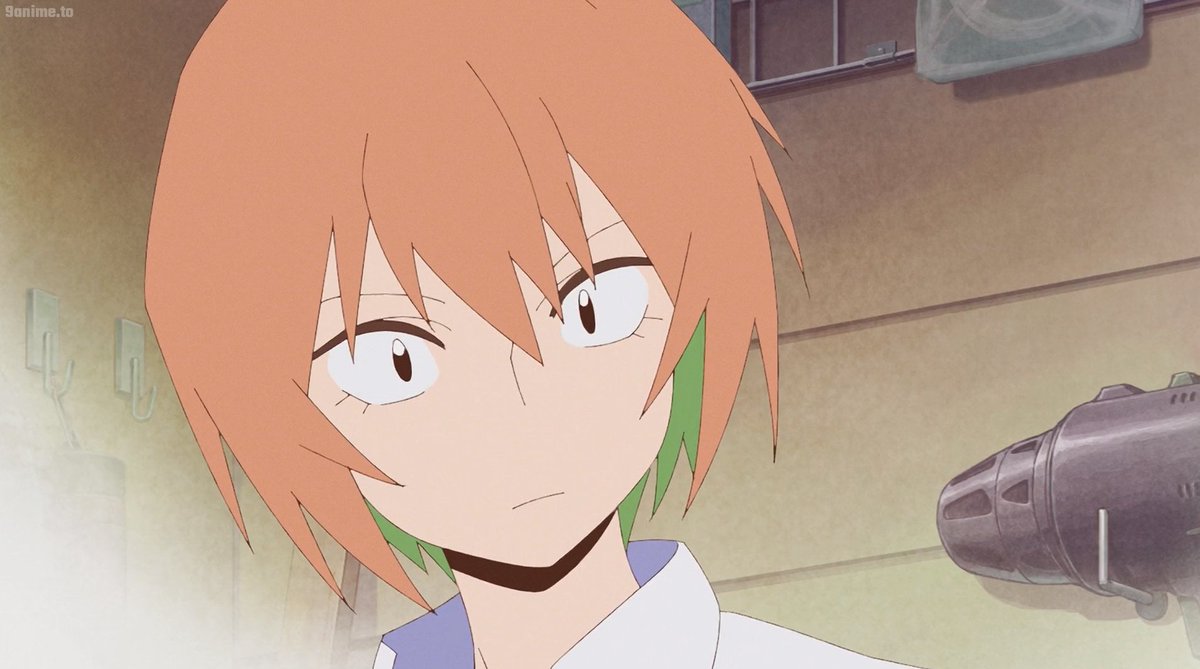 orangeotd's tweet image. the orange anime character of the day is rei yasaku from do it yourself!