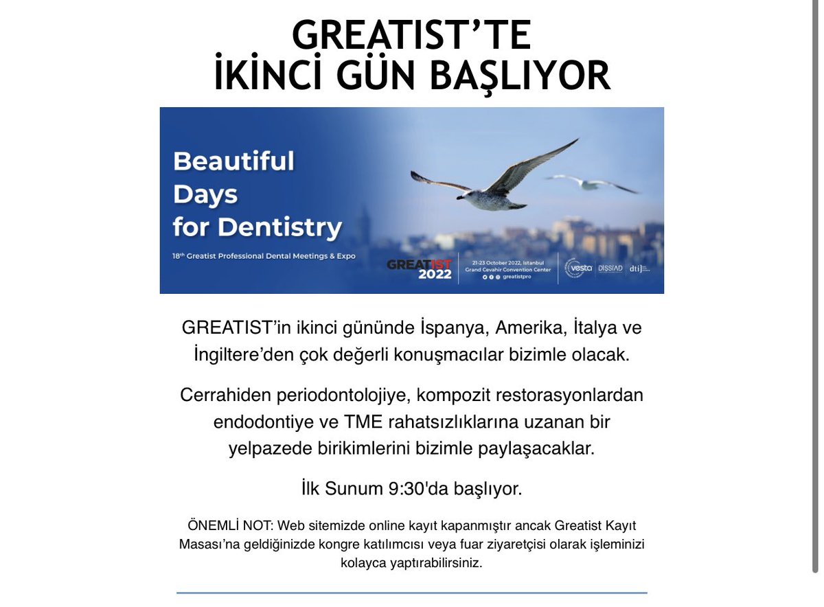 VestiyerGrup's tweet photo. GREATIST’te ikinci gün başlıyor…
https://t.co/0Ic1JVgYWQ https://t.co/GlYU5QFRKz