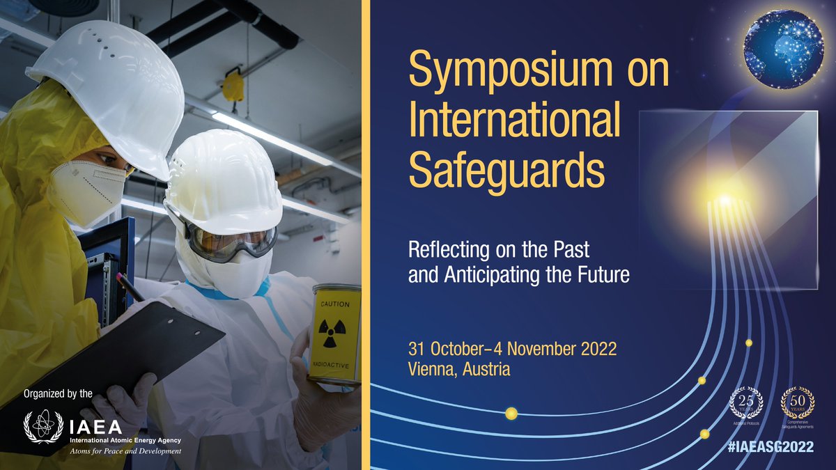 .@zahidi, Managing Director at the World Economic Forum @wef, will be our keynote speaker on “Anticipating the Future” at #IAEASG2022 Symposium on International Safeguards. 🗓 31 Oct–4 Nov 📍 Vienna, Austria / Live Stream 🔗 Read more & register here: iaea.org/events/sg-2022