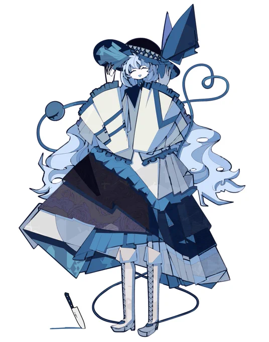 笑顔のこいしちゃんって怖いですよね(ただの悪口)。#古明地こいし #komeiji_koishi #東方project #touhou #东方 