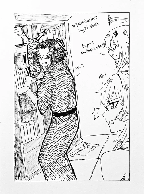 Inktober2022
Day 22 "Heist"
.
#Inktober #Inktober2022 #Genshinlmpact #Lumine #Enjou #Fanart 