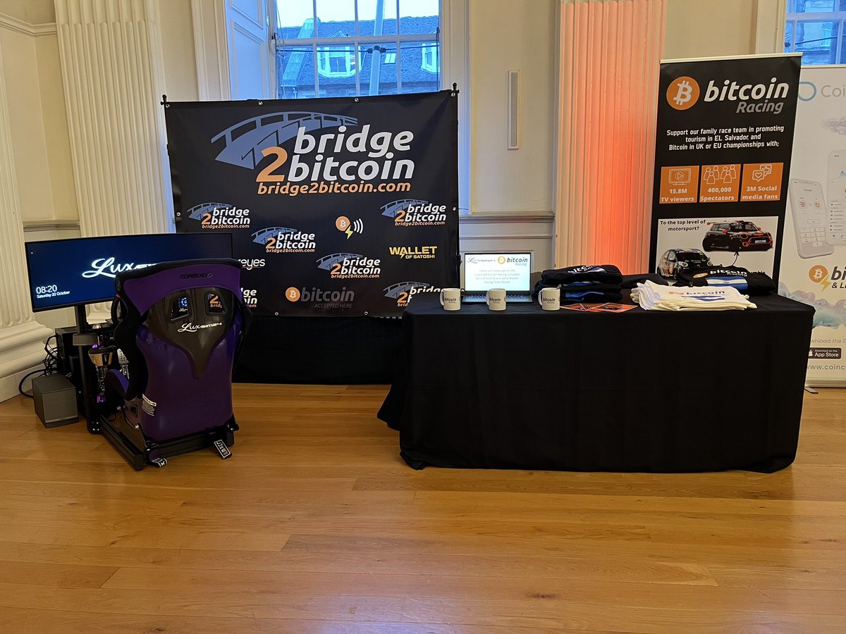 Luxsim24 (@luxsim24) on Twitter photo We are up and running for day 2 of the <a href="/BitcoinConfUK/">BitcoinConfUK</a> with <a href="/bitcoin_racing/">BitcoinRacing Powered by Green Mining DAO</a> come and have a go on our Luxsim24 Pro-Am Simulator for a chance to win some <a href="/bitcoin_racing/">BitcoinRacing Powered by Green Mining DAO</a> merch We are up and running for day 2 of the <a href="/BitcoinConfUK/">BitcoinConfUK</a> with <a href="/bitcoin_racing/">BitcoinRacing Powered by Green Mining DAO</a> come and have a go on our Luxsim24 Pro-Am Simulator for a chance to win some <a href="/bitcoin_racing/">BitcoinRacing Powered by Green Mining DAO</a> merch