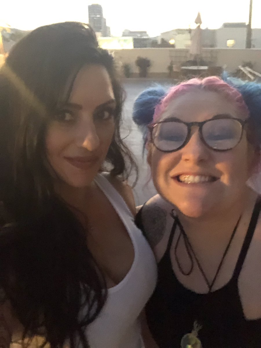 JuliaDanno's tweet photo. MasterChef Season 9 finale filming done for the day… Rooftop after party with my girl Chelsea Sargent Lira 🔥❤️ #masterchef #strong #women #chefs #invincible #jujuschicagostylecheesecake #houstongrazingtables https://t.co/2Ka6ZZwQn9