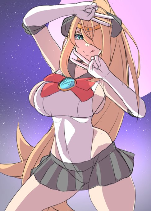 筆ならしセーラー戦士のシロナさん 