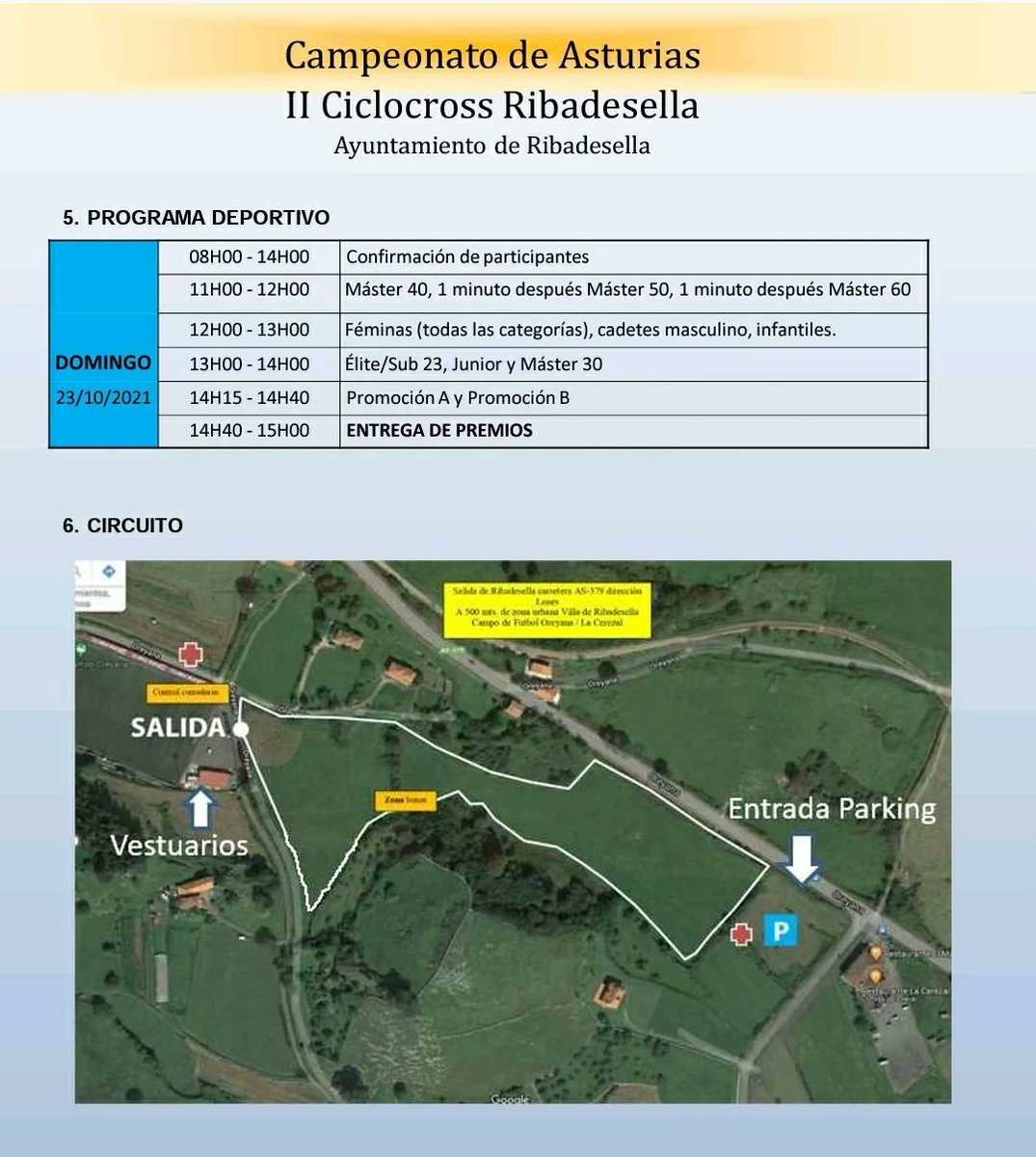 CCRibadesella's tweet photo. Toda la información sobre el II CICLOCROSS AYTO  DE RIBADESELLA en la página de la Federación
https://t.co/nr7nKMjeQZ

Ayuntamiento de Ribadesella 
Federación de Ciclismo del Principado de Asturias 
Caja Rural de Asturias   
Restaurante Sidrería La Cerezal  
Grupo Guadamia Lual https://t.co/fHoliBg9TV